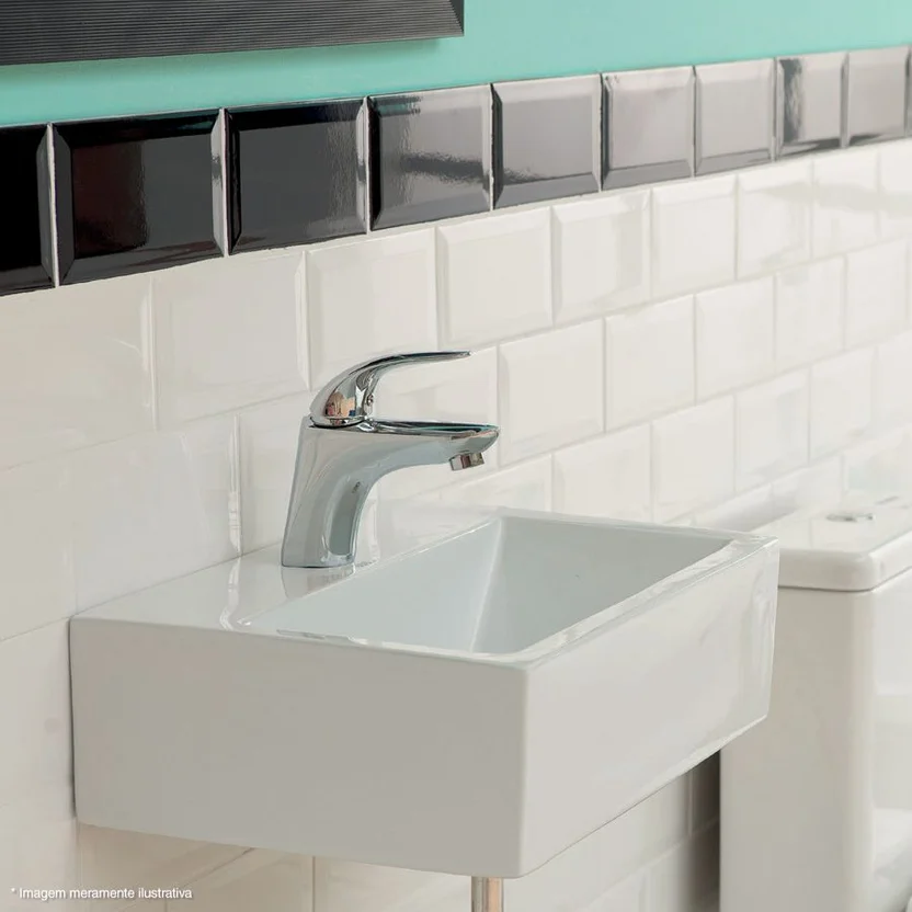 Revestimento Esmaltado Metro White Brilhante Interno 10x20cm